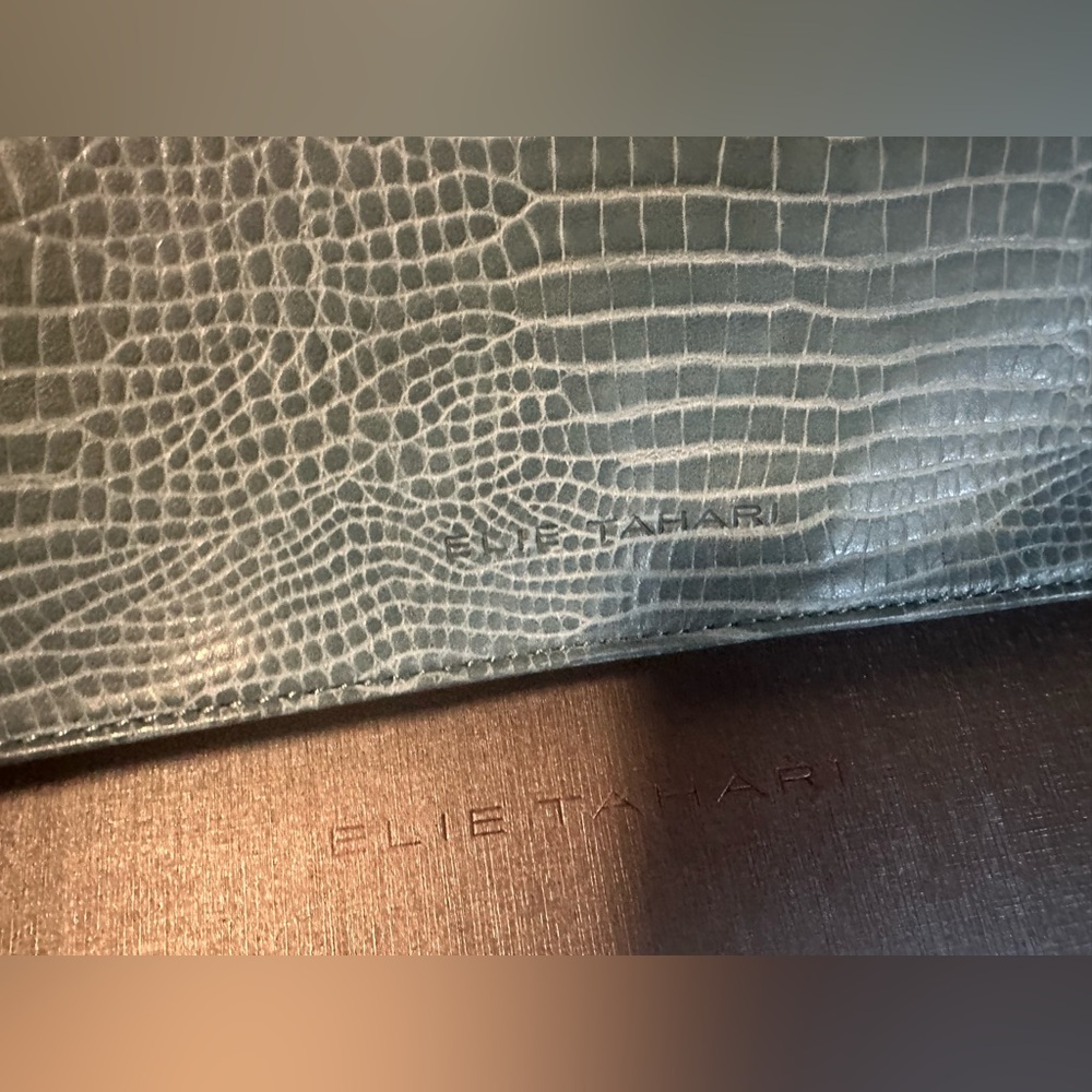 Ellie Tahari Blue clutch
